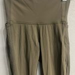 Lululemon  Olive Green Women's ribbed side detail pocket leggings size 2 Photo 1