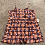 Unique Vintage NWT Women’s Timeless London Orange Ghost Print Halloween Playsuit Romper Sz 4XL Photo 1
