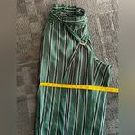 New Look NWT- Women’s Green Striped Wide-Leg Pants Belted SIZE 1X Photo 12