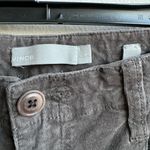 Vince  Corduroy Gray Green Cargo Military Ankle Crop Pants Size 6 Small Goth Emo Photo 3