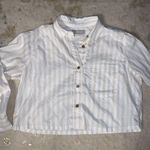 Everlane Way-Short button Shirt Silky Cotton white beige classic spring boho Photo 2