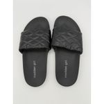 Madden Girl  Slide Sandals Women 6 Black Quilted Travel Beach Coastal Pool Casual Photo 1