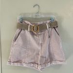 ZARA NWT  Belted Baggy shorts sz 6 Photo 0