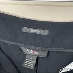 Style & Co ❄️3/$18 Black Straight Leg Capri Stretch Dress Pant, Size 14 Photo 6