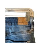 American Eagle  Blue Distressed Ripped Hi-Rise Shortie Cuffed Shorts Women Sz 0 Photo 9