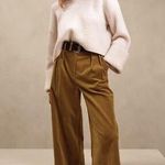 Banana Republic  Vicuna Brown Rivoli Relaxed Corduroy Pants Sz.12 NWT Photo 0