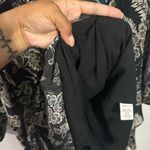 Bailey 44 Viola Floral Ruffle Chiffon Minidress Black Multi Size 6 Photo 7