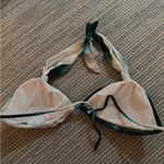 Vix Paula Hermanny Green and White Tie-Dye Bikini Top Photo 1