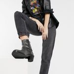 ASOS EUC  Leather Button Up Photo 2