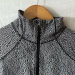 Lululemon  Rush Hour Half Zip Running Top Luon Spray Jacquard White Black Photo 2