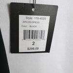 Nanette Lepore  Zircon Black Cold Shoulder Dress NWT in Size 2 Photo 4