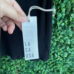 Lacausa  - NWT | Roxy Tank - Sz Large | Black - Ribbed Photo 6