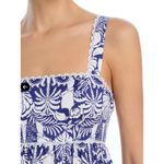 The White Lotus x Aqua Maxi Dress Blue‎ White Print Sleeveless Pockets XS Blue Photo 3