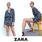 ZARA  Animal Print Skort, Size S, NWT Photo 1