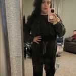 Akira  Black Long Sleeve Crop Top Photo 8