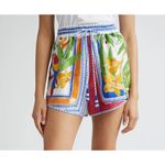 Farm Rio  Tropical Destination Linen-Blend Short Photo 1