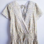 American Eagle  Ruffle Tiered Floral Lace Bohemian Mini Dress Photo 2
