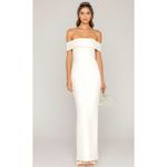 Lovers + Friends  Galleria Off-Shoulder Gown, White, XL Photo 4
