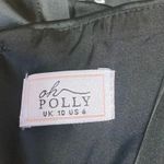 Oh Polly  Black Strapless Sleveless Corset Bandeau Mini Bodycon Dress Size 6 Photo 3