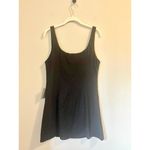 Princess Polly NWT Sharpe Mini Dress in Black Linen Blend Square Neckline sz. 8 Photo 2