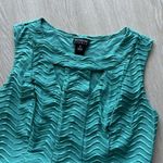 En Focus Studio Dress Womens 6 Seafoam Green Sleeveless Textured Party Photo 8