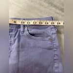 J.Crew  Size 2 Lavender Cotton Stretch Denim Mini Skirt Raw Hem A Line Photo 8