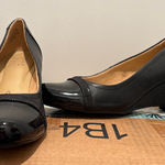 Naturalizer  Black Patent Wedge Shoes Photo 0
