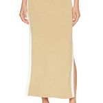 Significant Other Taylor Skirt Significant Other Fawn Beige High Waist Midi White Size 6 Photo 0