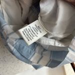 Blu Pepper  Romper V-Neck Blue Stripe Sz L Floral Embroidered Sleeveless Photo 6