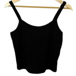 Old Navy  Women’s Classic Brushed Waffle Knit Tank Black Size MP Photo 0