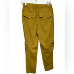 Anthropologie Pilcro Cottage Mustard Twill Pants Utility Drawstring Gold Photo 1