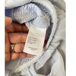 Sage  COLLECTIVE Womens Smocked Ruffle Mini Dress Light Blue Pleated Size 14 -NWT Photo 7