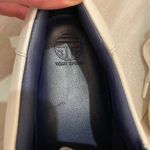 Tory Burch  White Leather and Navy Blue Trimmed Ruffle Sneaker, women’s size 9.5 Photo 12