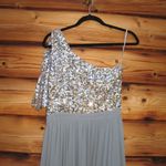 Sachin + Babi  Jolie One Shoulder Sequin Gown Dress Photo 10
