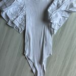 ZARA Ruffled Sleeve Bodysuit Photo 0