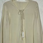 Indah  Lace Up Dress Ivory‎ Photo 3