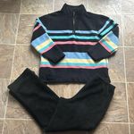 Catalina Vintage Striped Terrycloth Multicolor Tracksuit Size Medium Photo 2