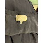 Adam Lippes  100% Silk Navy Blue Dress Size 6 Photo 7