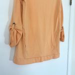 Soft Surroundings  Women's Size XS Orange Soft Pullover Tunic Sweatshirt Casual‎ Photo 2