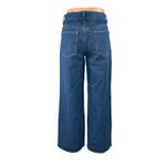 Edikted NEW  Blue High Rise Medium Wash Baggy Wide Leg Denim Jeans Pants Size M Photo 1