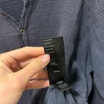 Free People  Daydream button down blue / grey Photo 5