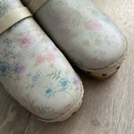 Free People Shoes Calabasas Clogs Floral Print Leather Studded Sz EU 39 US 8.5 Photo 8