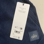 Alo Yoga NWT Muse Wide Leg Pants Navy Blue Relax Fit Size S Front Pockets Photo 7