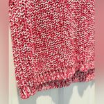 NWT  Size M Zara Red White Knit Sleeveless Oversized Sweater Vest Top Photo 2