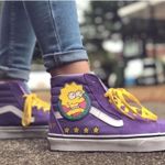 Vans Limited Edition The Simpsons Lisa For President Hi Top Sk8 Sneakers Photo 0