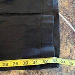 Athleta Cabo Linen Wide Leg Pants Black Drawstring Zip Pockets Plus Size 16 TALL Photo 14