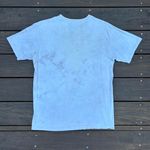 The Mountain White/Beige Marbled Graphic Tee w/ Husky Dog Wolf Graphic Tee T-Shirt Photo 3