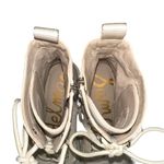 Sam Edelman Lue Ivory Leather Combat Boots 9.5 Photo 3