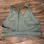 PINK - Victoria's Secret  Olive Green Sports Bra Photo 1