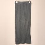 Peruvian Connection  100% Pima Cotton Maxi Skirt Size Medium Ribbed Knit Photo 5